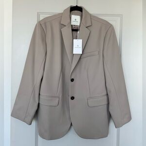 ANINE BING TAUPE QUINN BLAZER